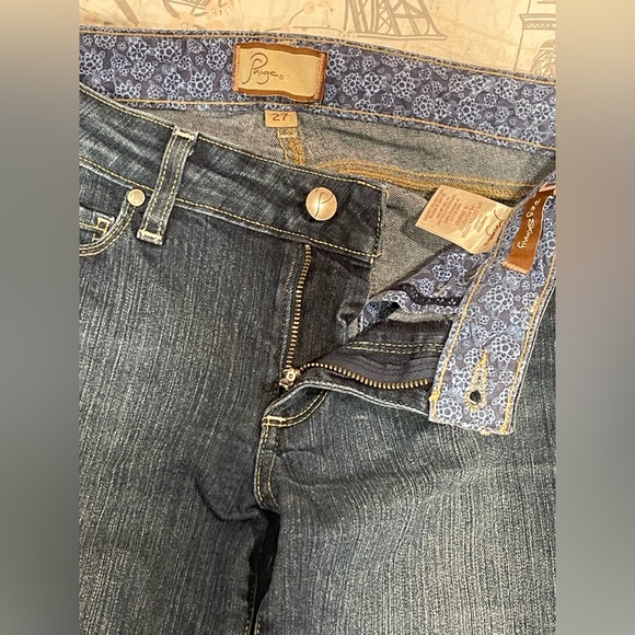 PAIGE Peg Skinny Jeans size 27 - Picture 6 of 8